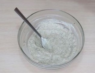 Powder with sour cream